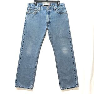 Vintage Levi's 505 Straight Mid Rise Distressed Dad Jeans 100% Cotton 33